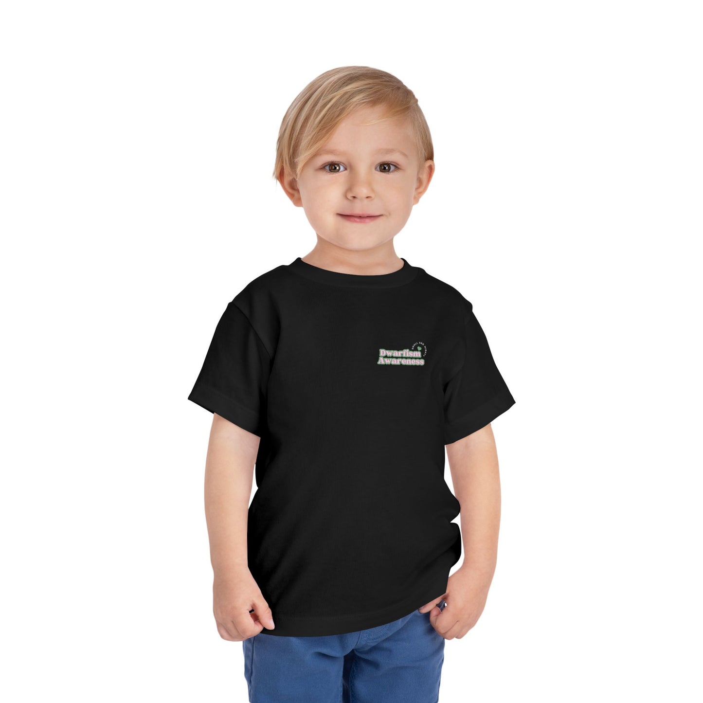 Toddler Short Sleeve Tee (Pink/Black)